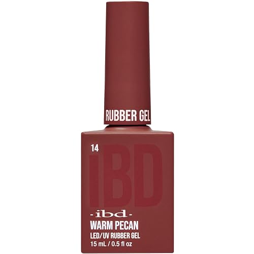 IBD Rubber Gel Polish - Warm Pecan, LED/UV Soak Off Builder Gel for Nails, Strengthening Base Coat for Nail Polish & Extensions, 0.5 fl oz Beauty & Personal Care IBD
