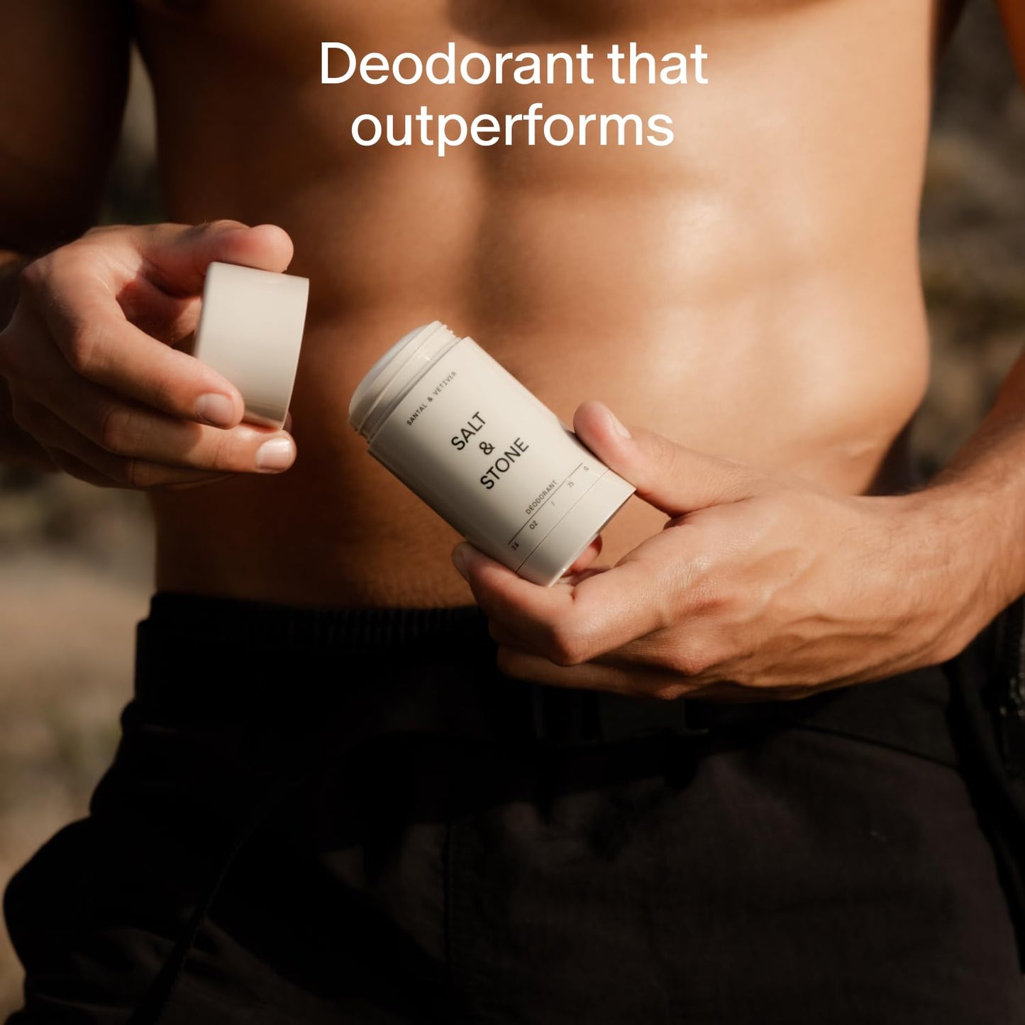 Salt & Stone Aluminum Free Deodorant | Extra Strength 48 Hour Protection for Women & Men | Made with Seaweed Extracts, Niacinamide & Prebiotics | Beauty and Personal Care Salt & Stone