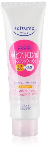KOSE Softy Mo Hyaluronic Acid Makeup Cleansing and Facial Foam