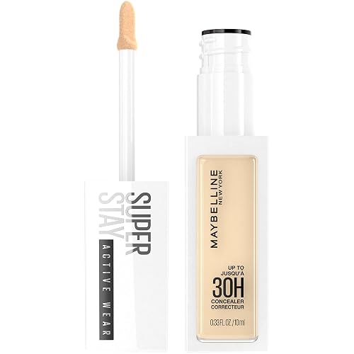 Maybelline Super Stay Liquid Concealer Makeup, Full Coverage Concealer, Up to 30 Hour Wear, Transfer Resistant, Natural Matte Finish, Oil-free