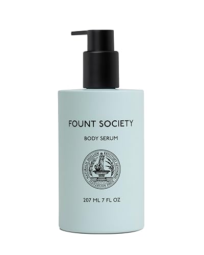 Fount Society Body Serum - 7 fl oz Hyaluronic Acid Body Serum for Moisturized Skin - Lightweight, Fast Absorbing, Non-Greasy Formula - Vegan