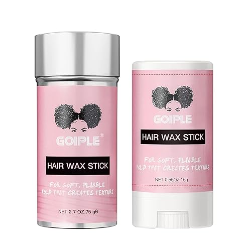 Goiple Wax Stick - Long-Lasting Styling Wax Pomade (2.7+0.56 oz) for Hair