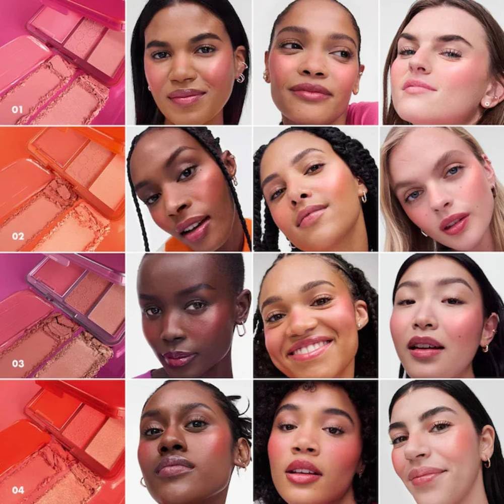 SEPHORA COLLECTION Blush Cream & Powder Palette - 01 Candy Lover - (Fresh Pink Blush Palette)