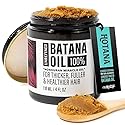 Unrefined Batana Oil for Hair Growth - Authentic & Organic Dr Sebi Batana Hair Mask from Honduras - Natural Hair Growth Oil - 4 Ounce Jar