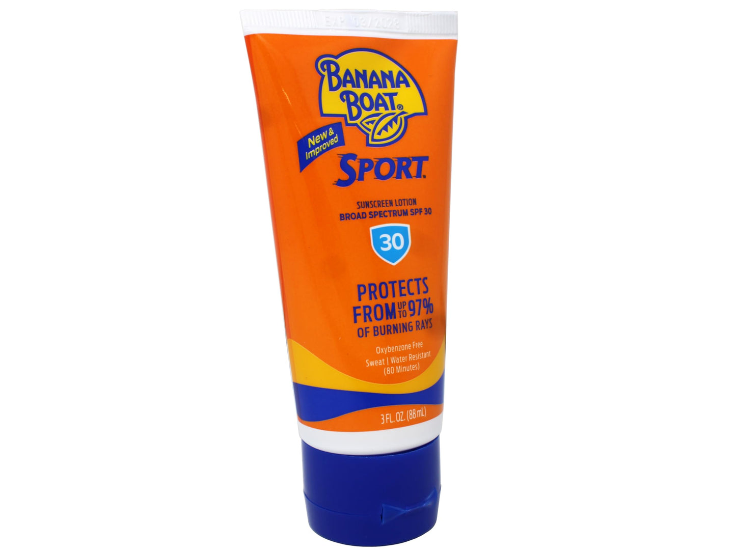 Banana Boat Sport Performance Sunscreen Lotion Travel Size SPF 30, 3 Oz
