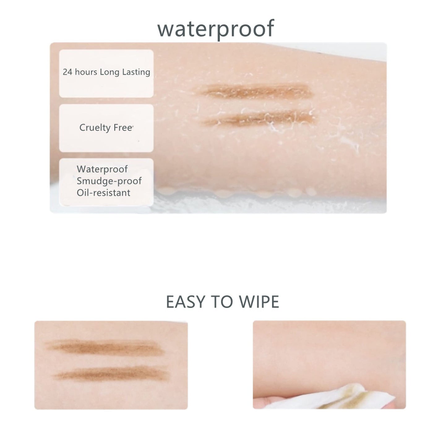 Eyebrow Pencil,3 PCS Waterproof Professional Makeup Micro Brow Pencil,Brow Kit with Eyebrow Brush and Razor,Ultra-Fine Mechanical Pencil,Eyebrow Beauty and Personal Care BECHY