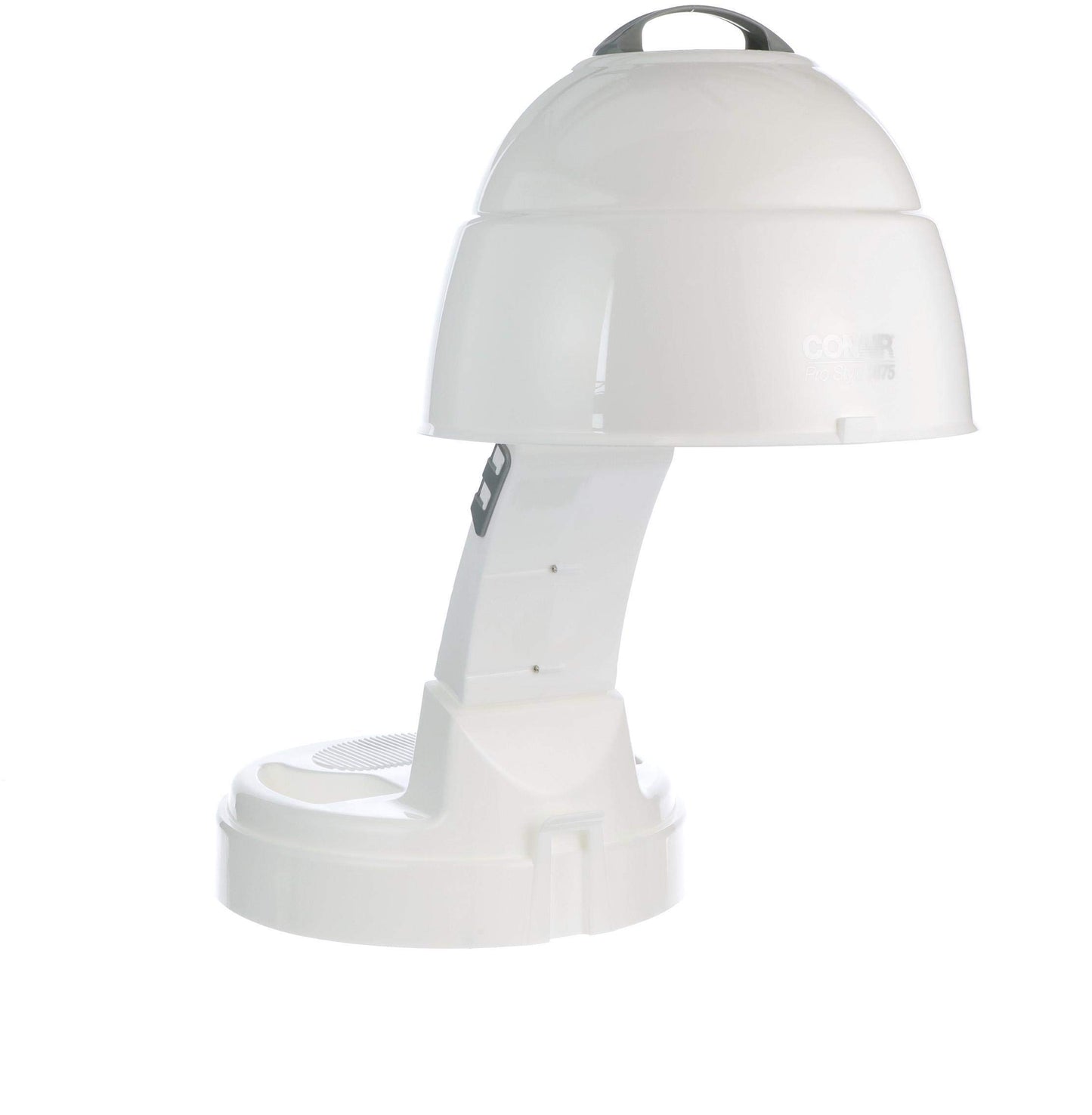 Conair Pro Style Bonnet Hair Dryer, 2 Heat Settings, Adjustable Height, Extra-Large Hood Size, 1875W Pro Style Bonnet Ionic Hair Dryer for Women, White