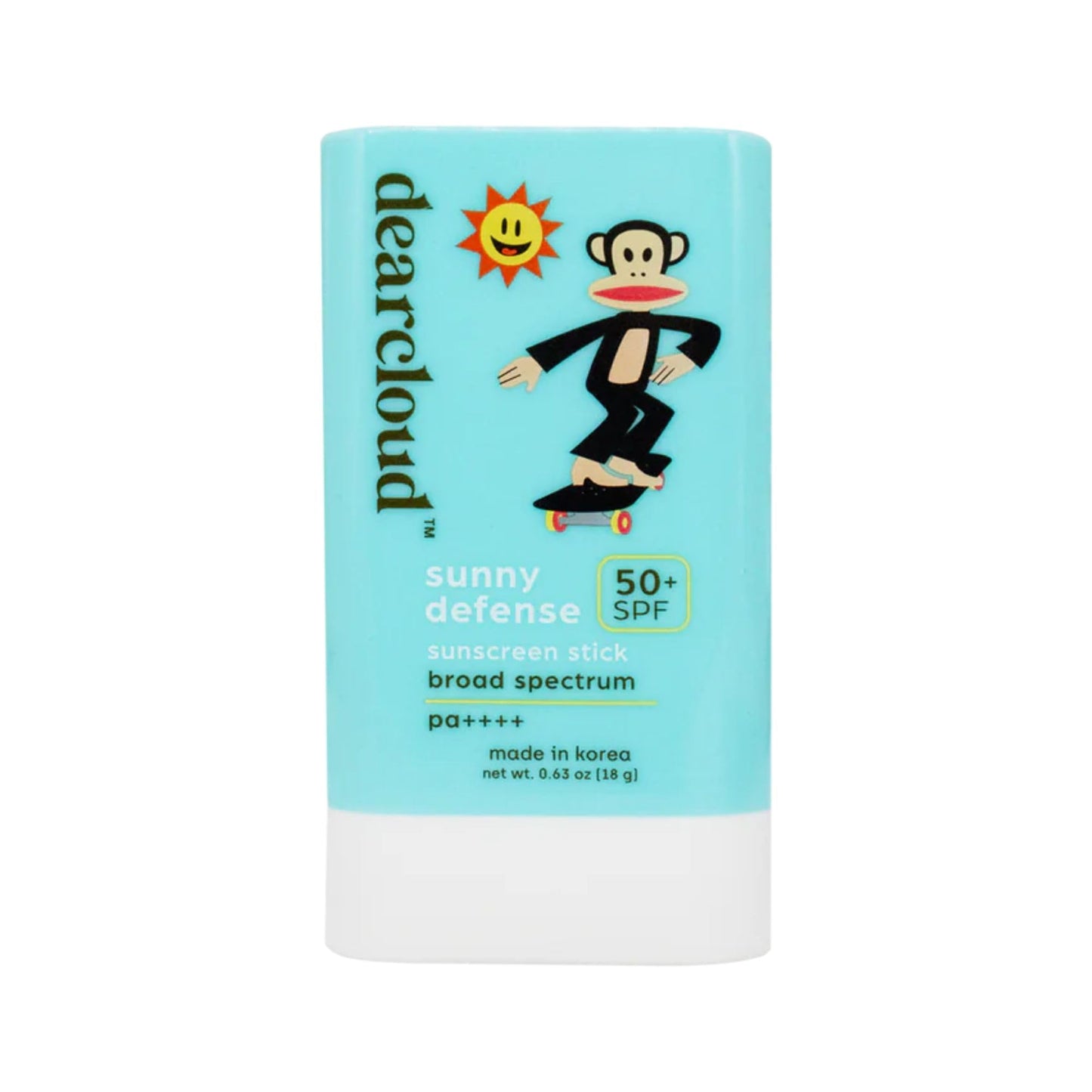 Paul Frank Sunny Defense Sunscreen Stick SPF 50+ PA++++ - Korean Sunscreen for Face & Travel Size (.63 oz)