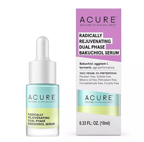 Acure Radically Rejuvenating Dual Phase Bakuchiol Serum - 0.33 oz (.33 oz (10 ml))