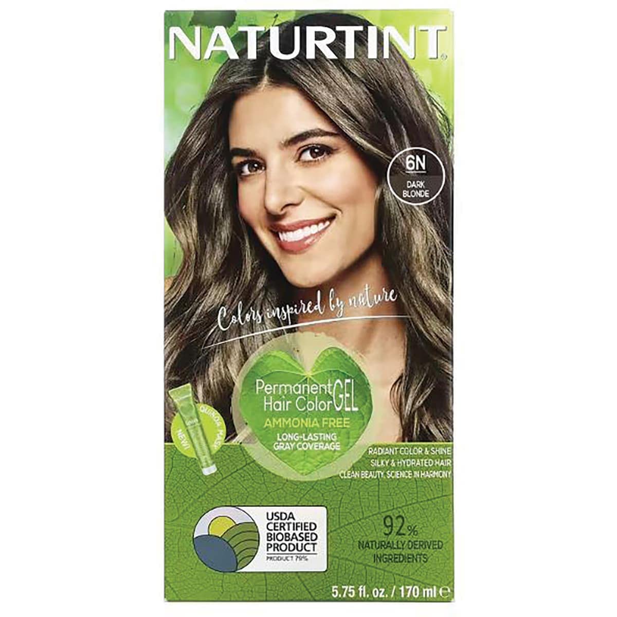 Naturtint Hair Color 6N Dark Blonde 1 Kit 5.28 fl.oz/150ml