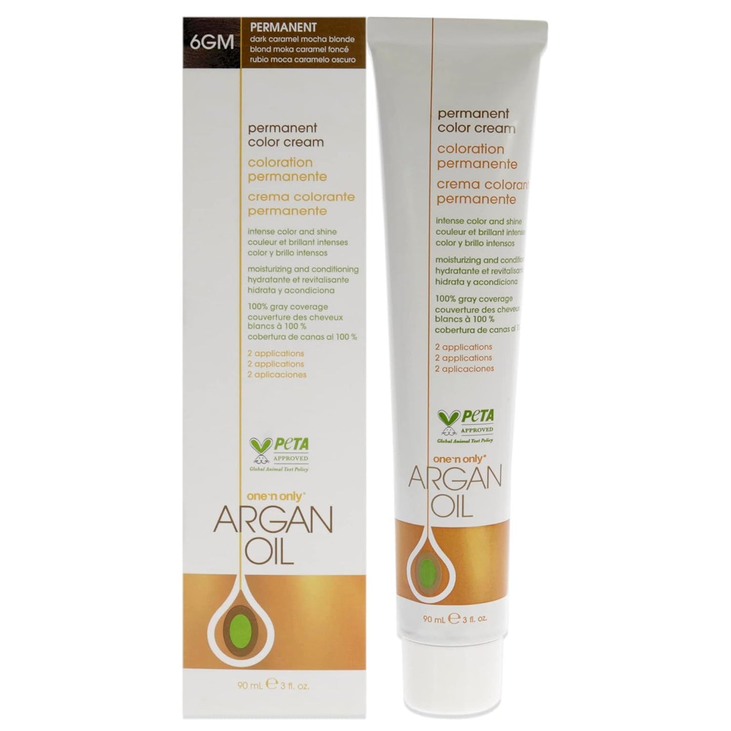 One N' Only Permanent Hair Color - Permanent Hair Dye Made with Argan Oil - Delivers Rich, Accurate Tones with Gray Coverage - Improves Moisture