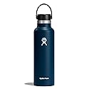 Hydro Flask Water Bottle - Insulated Stainless Steel - Non Spill, Leakproof in 21 Oz Indigo Blue