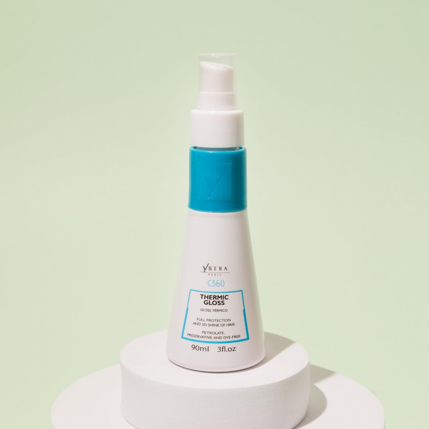 YBERA PARIS Gloss C360 | Heat Protector | High Performance Silicone | Seals Cuticle | Protective Film Against Moisture | 2oz