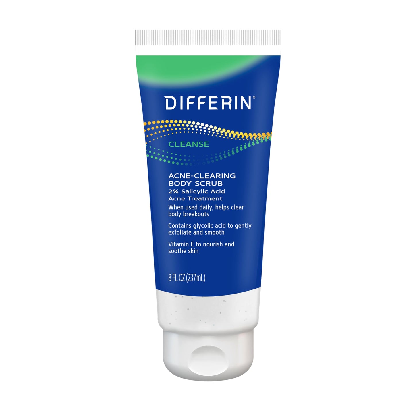 Differin Body Scrub with Salicylic Acid Acne Clearing Improves Tone and Texture Prone Skin on Back Shoulders and Chest, 8 Oz (Packaging May Vary) Beauty & Personal Care Differin