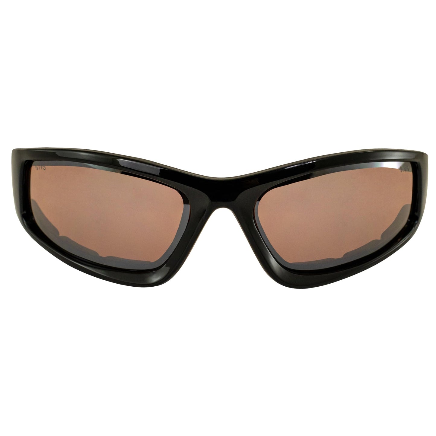Global Vision Eyewear Triumphant Safety Sunglasses with Matte Black Frame and Driving Mirror Lenses