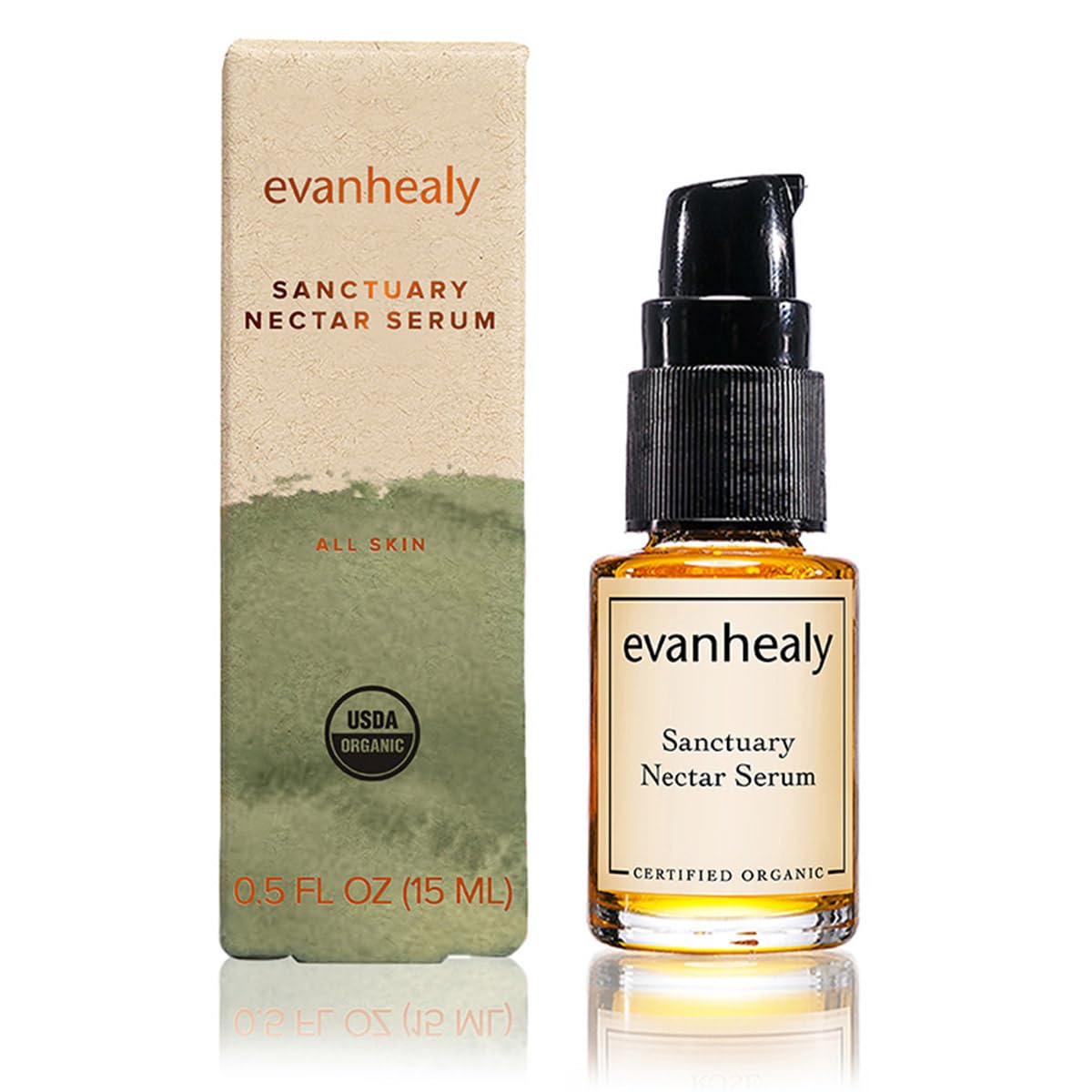 evanhealy Sanctuary Nectar Serum | Organic Essential Oil Free Facial Serum for Sensitive Skin | Topical Multi-Omega for Skin