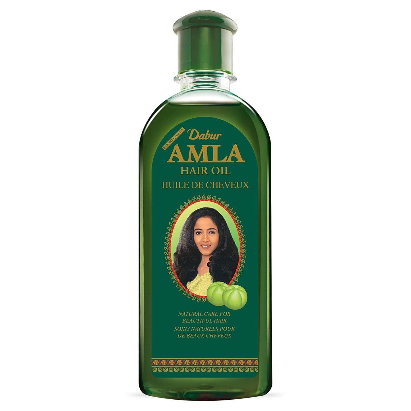 Dabur Natural Amla Hair Oil 180ml for Healthy Hair, Hydrated Scalp and Beautiful Hair - Vital Indian Hair Oil for Men and Women