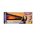 Kiss Products Red Ceramic Tourmaline Professinal Flat Iron, 0.75 Inch, 1 Pound