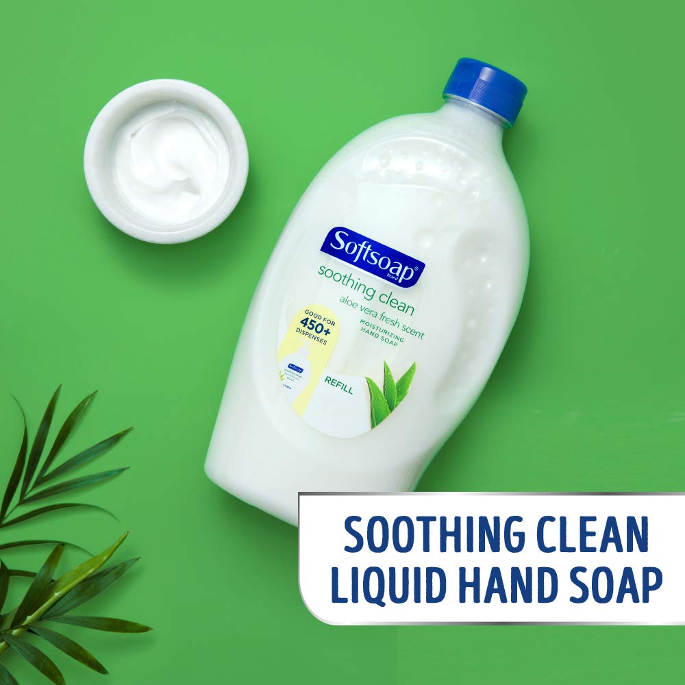 Softsoap Liquid Hand Soap Refill, Soothing Aloe Vera - 32 fluid ounce (packaging may vary)