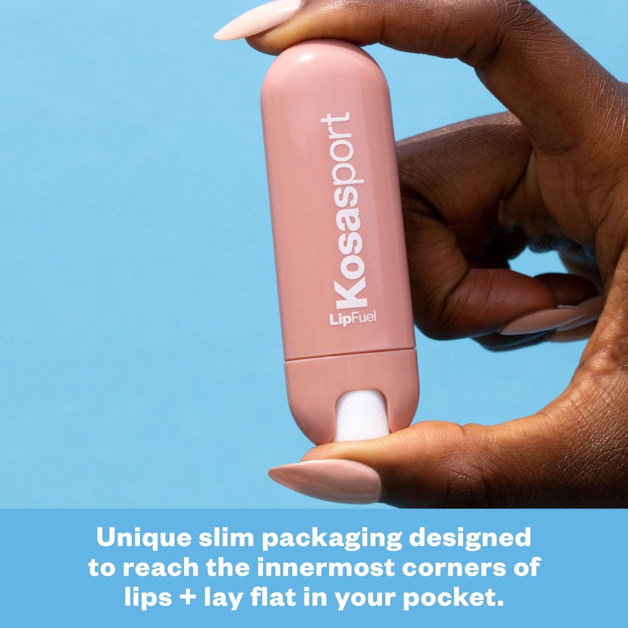 Kosas LipFuel Lip Balm - Hydrating Tinted Lip Balm with Hyaluronic Acid & Konjac, Nourishing Lip Care, Smooth Glossy Finish, Pulse
