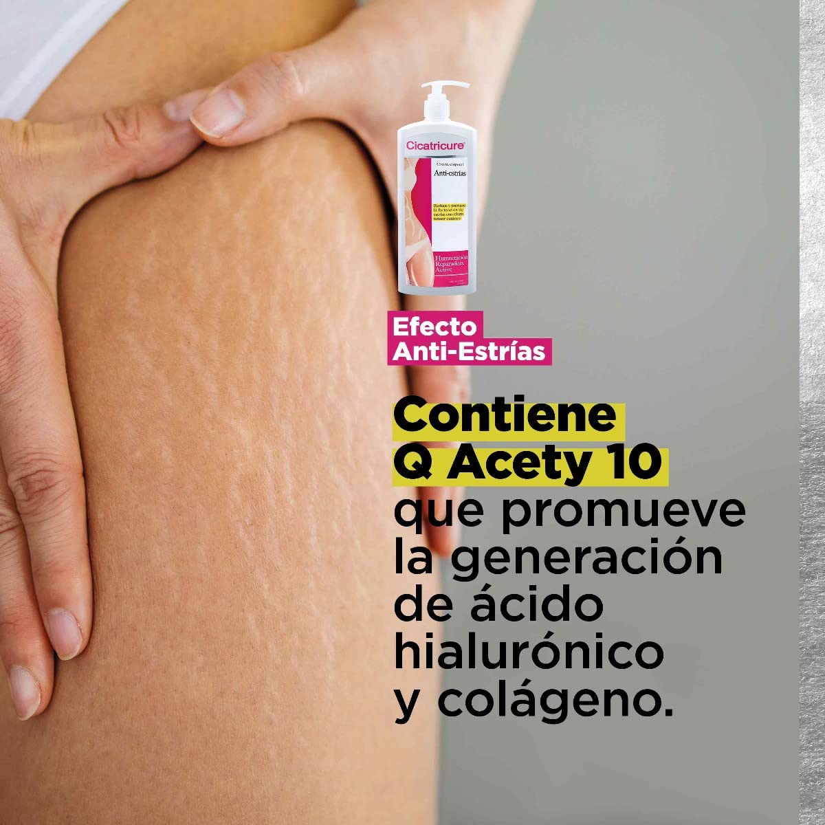 Cicatricure Anti-Stretch Mark Cream, 13.6 Fl Oz, Whole Body Moisturizer for All Skin Tones