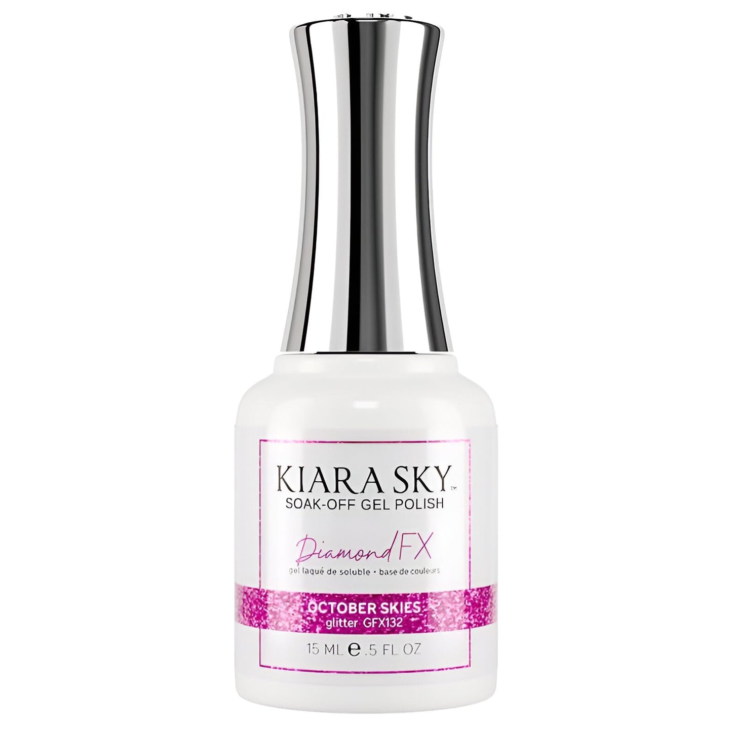 KIARA SKY Soak Off Gel Nail Polish DIAMOND FX 0.5 fl oz, OCTOBER SKIES (GFX132) Beauty & Personal Care KIARA SKY