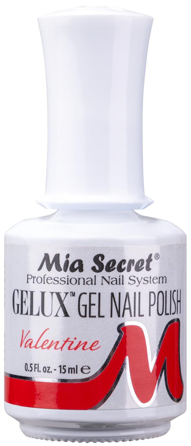 Mia Secret Gelux Soak-off gel nail polish color Valentine - Gel polish cured with nail lamp - Esmaltes para uñas en gel de larga duración para lampara Beauty & Personal Care Mia Secret