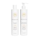 INNERSENSE Organic Beauty - Pure Harmony Hairbath Shampoo + Inspiration Conditioner Duo | Non-Toxic, Cruelty-Free, Clean Haircare (10 fl oz each)