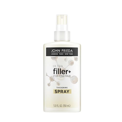 John Frieda ULTRAfiller+ Thickening Spray, Thickening & Strengthening Spray for Damaged or Thin Hair, Infused with Biotin and Hyaluronic Acid