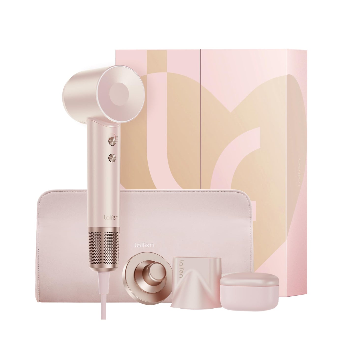 Laifen Premium High-Speed Hair Dryer Love-Bound Box, Professional Ionic Portable Blow Dryer with 110,000 RPM, Low Noise, 360° Magnetic Styling Beauty and Personal Care Laifen Default Title
