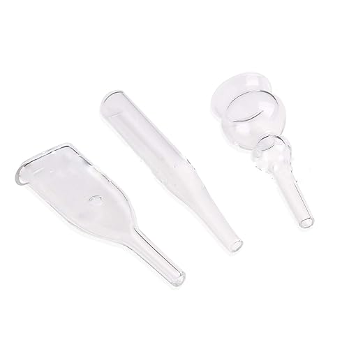 Ventouse Attachments by Project E Beauty | for Use with Vacuum Spray Facial Machines | Spa & Salon Use | Universal Size Tubes | Blackhead Removal |