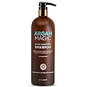 Argan Magic Shine Boosting Shampoo - Gently Cleanses and Restores Hair to Calm Frizz and Boost Shine | Made in USA, Paraben Free, Cruelty Free (1