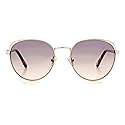 Fossil womens Fossil Female Style Fos 2107/G/S Sunglasses, Gold, 54mm 18mm US
