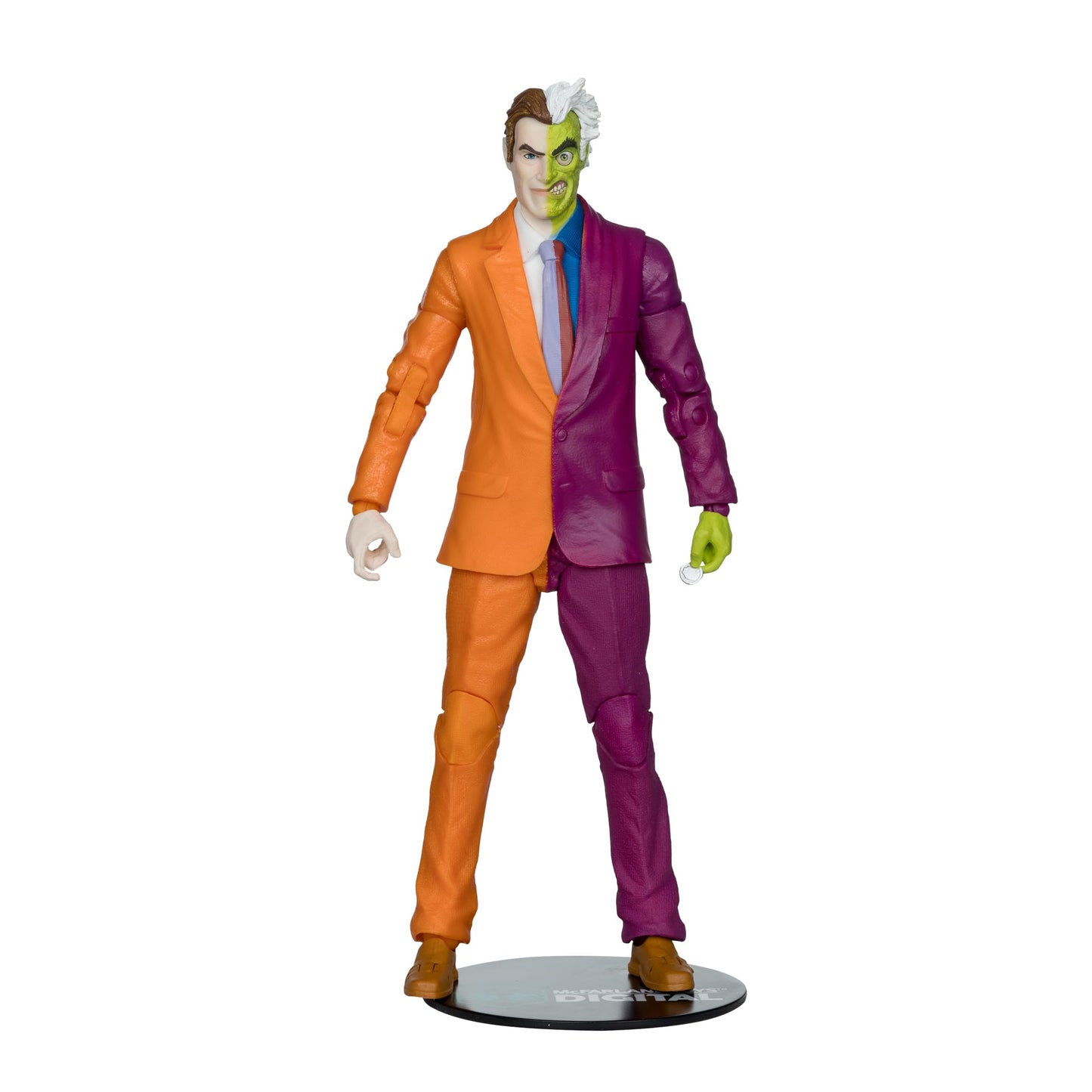 Two-Face (DC: The Silver Age) 7" Figure w/McFarlane Toys Digital Collectible