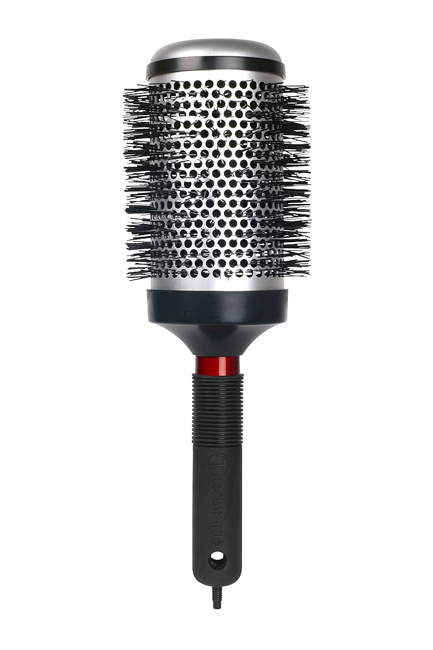 Cricket Technique Thermal Hair Brush #400 2.5” for Curling, and Styling - Heat-Retaining Barrel with Anti-Static Tourmaline Bristles, Round Thermal