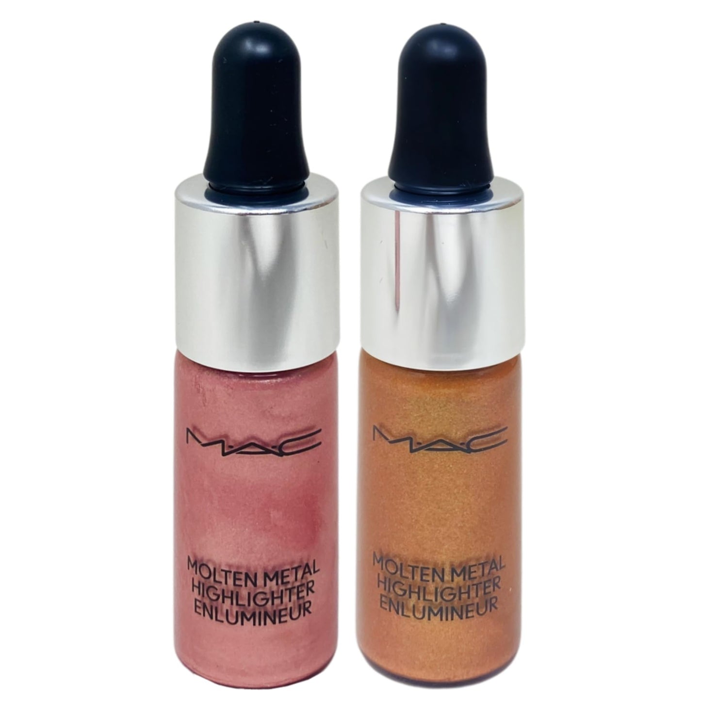M·A·C Cosmetics Holiday Exclusive Surreal Shine Mini Highlighter Duo - Sugar Plum Pink and Freezing Gold