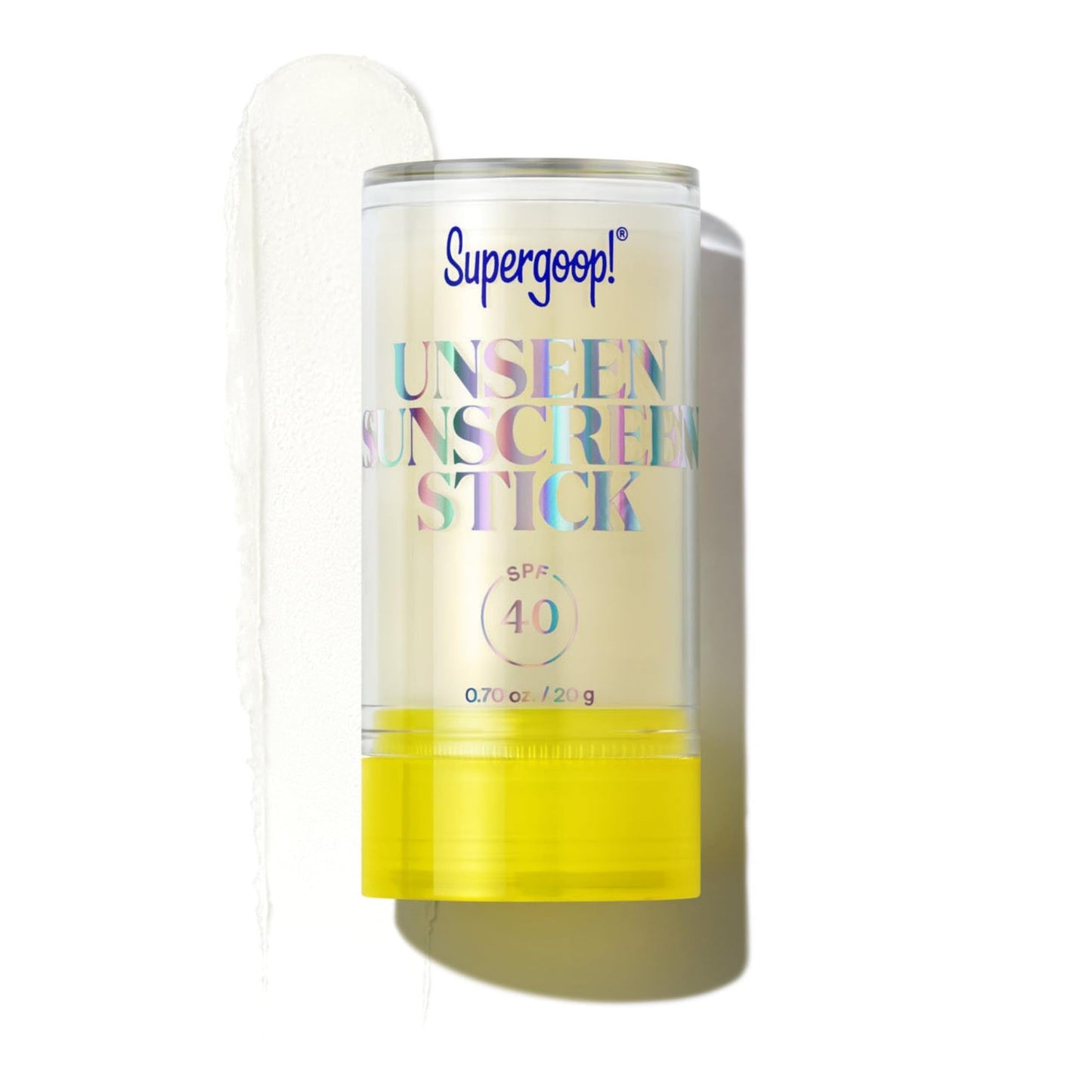 Supergoop! Unseen Sunscreen Stick - SPF 40 - Clear & Invisible Sun Protection - Broad Spectrum Face Sunscreen - Glides Over Makeup - Natural Finish Beauty and Personal Care Supergoop!