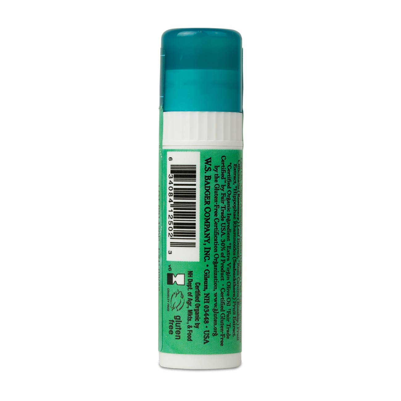 Badger Lip Balm Cool Mint, 0.25 Ounce