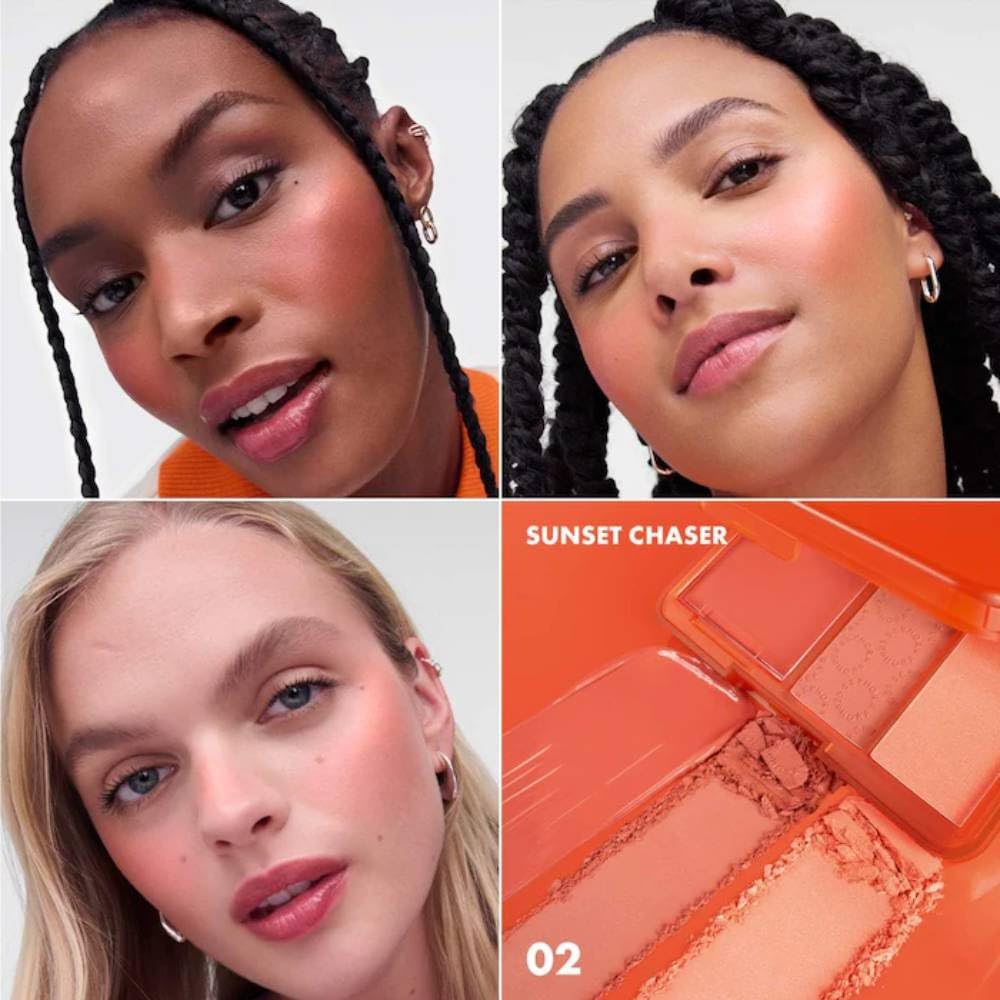 Sephora Collection Limited Edition Blush Cream & Powder Palette - 02 Sunset Chaser - (bright peach)