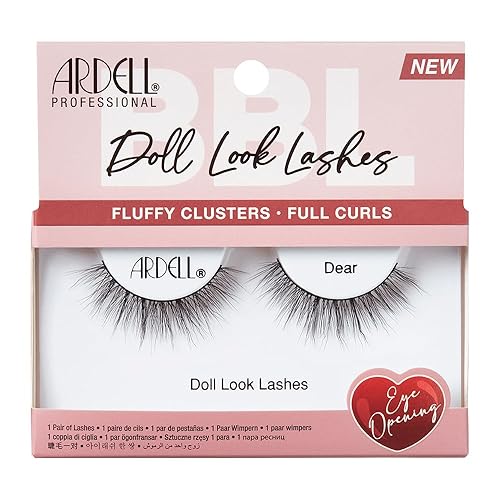 Ardell Doll Lashes Dear - Natural Look False Eyelashes for Dramatic Eye Look, 1 Pack