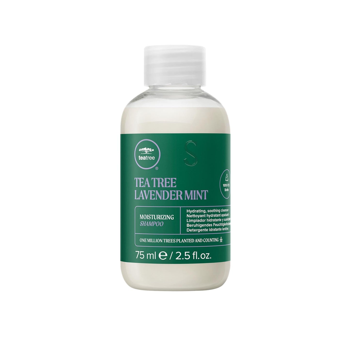 Tea Tree Lavender Mint Moisturizing Shampoo, Hydrates + Soothes, For Coarse + Dry Hair, 2.5 fl. oz.