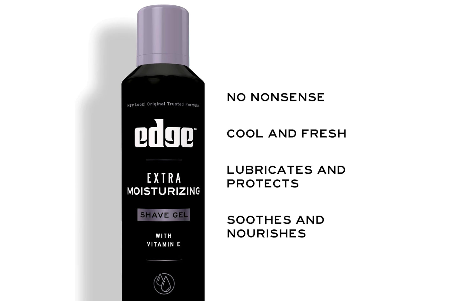 Edge Extra Moisturizing Shave Gel with Vitamin E, Shave Gel For Men That Moisturizes, Protects and Soothes To Help Reduce Skin Irritation, 7 oz, (7 Beauty and Personal Care Edge