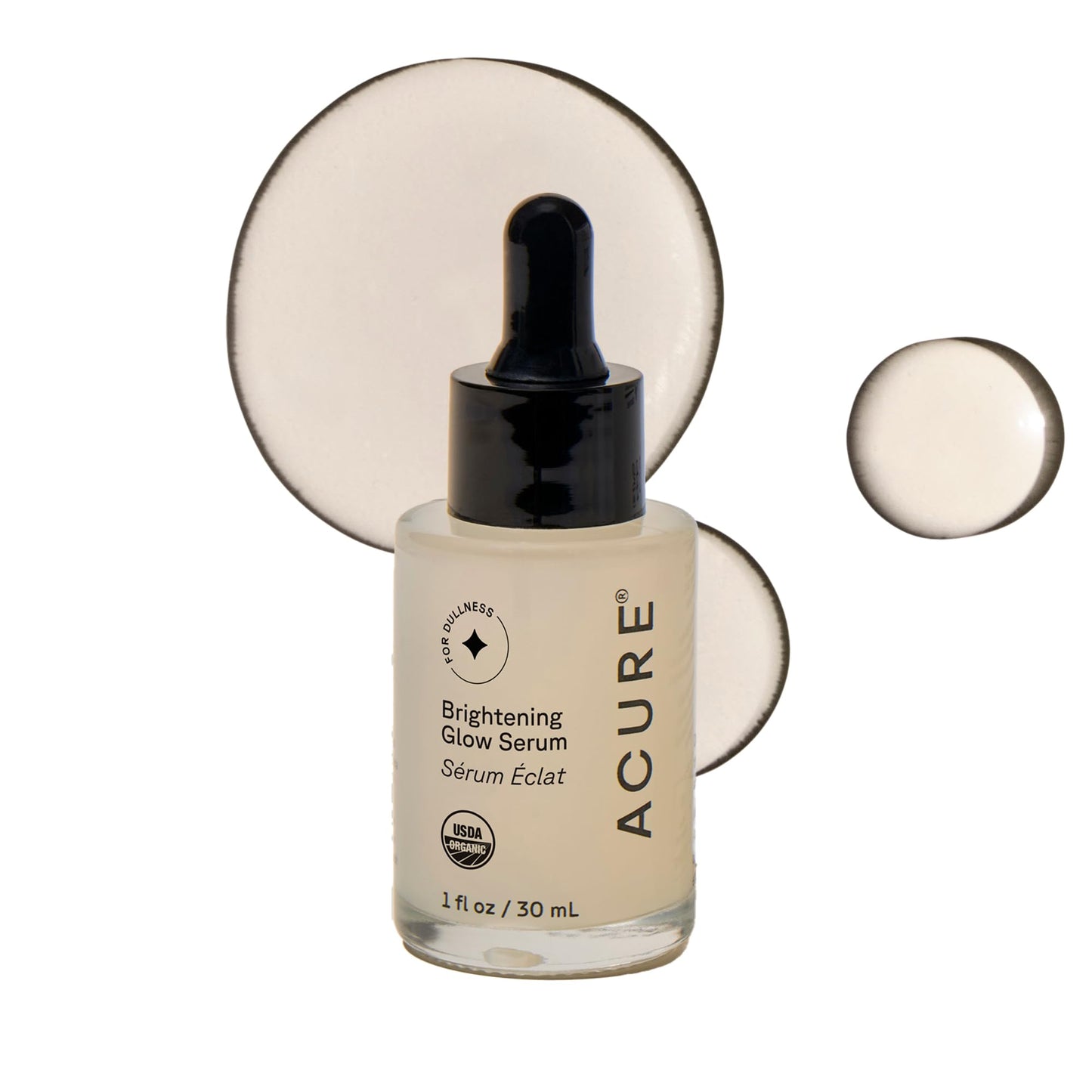 Acure Brightening Glow Serum - Anti Aging Face Serum, Bright Glow for Women & Men, Facial Skincare with Argan Oil and Cranberry Seed Oil, Vegan