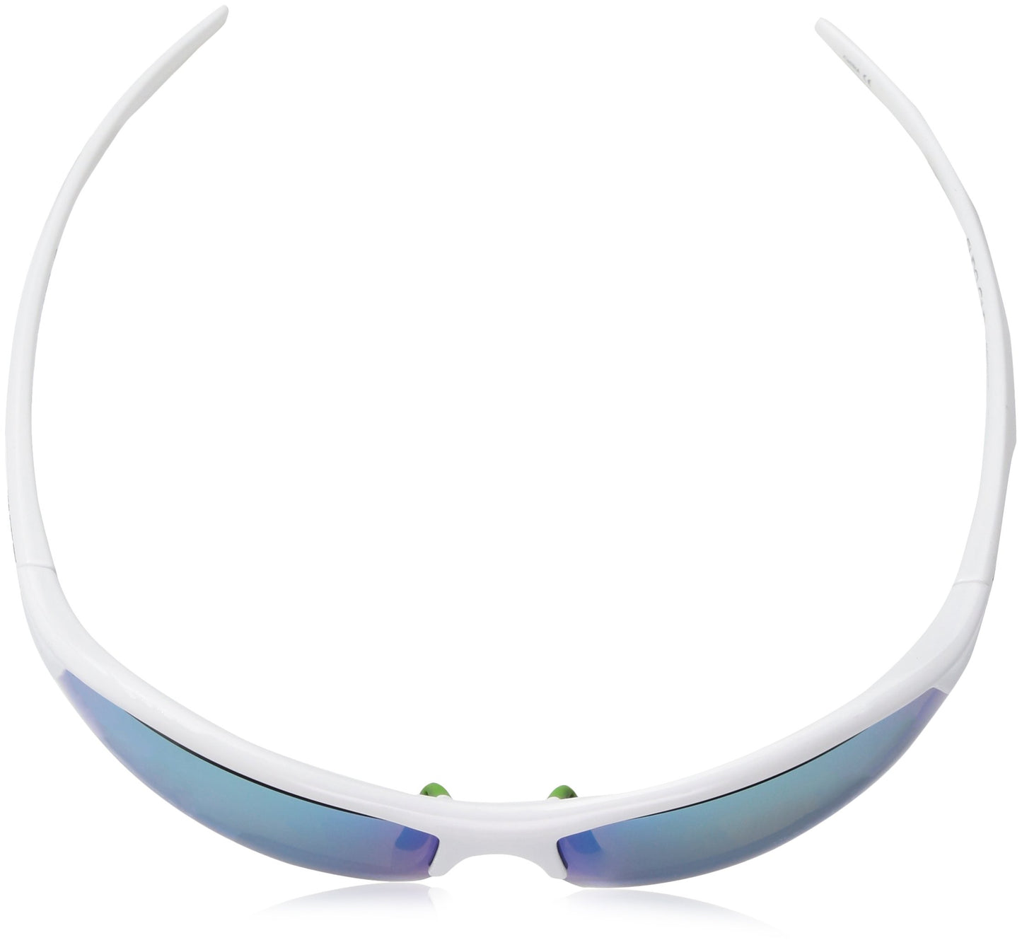 Suncloud Flyer Sunglasses, White Frame/Green Mirror Polycarbonate Lens, One Size