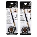 Pack of 2 Milani Stay Put Brow Color, Dark Brown (05)