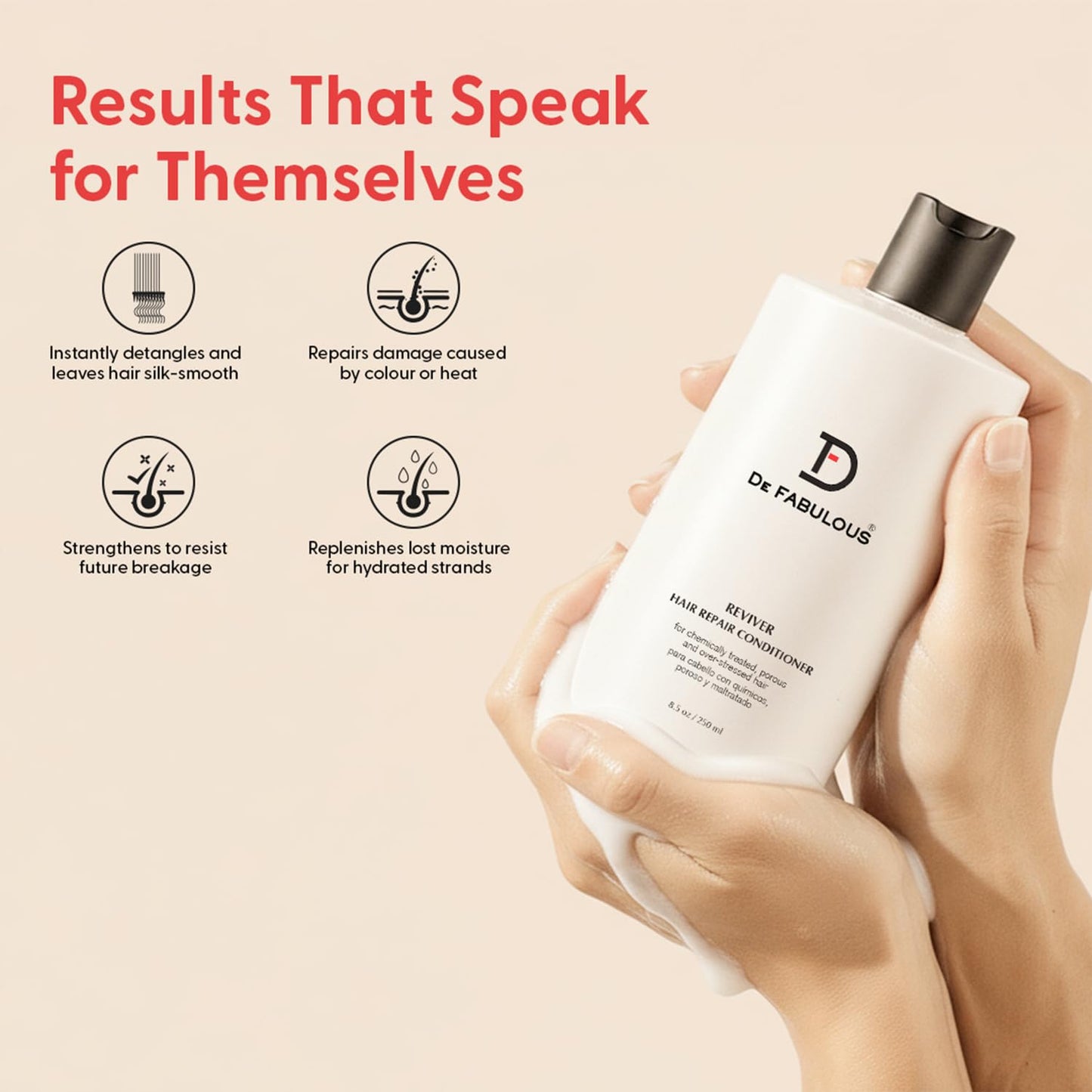 De Fabulous Reviver Hair Repair Conditioner Conditioner 8.5 oz,UKC0801