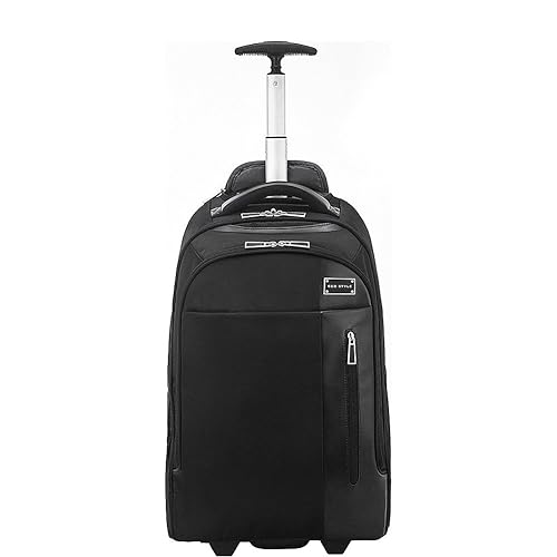 ECO Style Tech Exec Carrying Case (Rolling Backpack) for 17.3" Notebook - Black