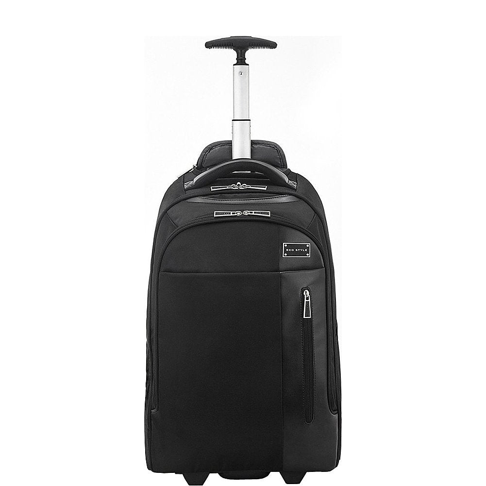 ECO Style Tech Exec Carrying Case (Rolling Backpack) for 17.3" Notebook - Black
