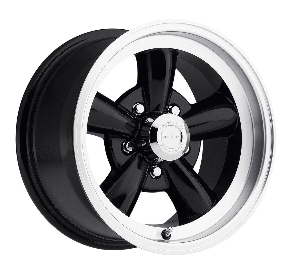 Vision 142 Legend 5 Gloss Black Machined Lip 17X9