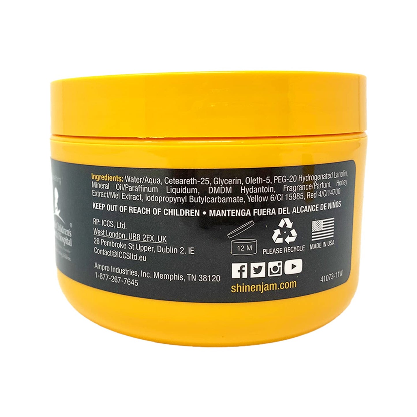 Ampro Shine 'N Jam - Extra Hold 8 oz. (Pack of 6) by Ampro